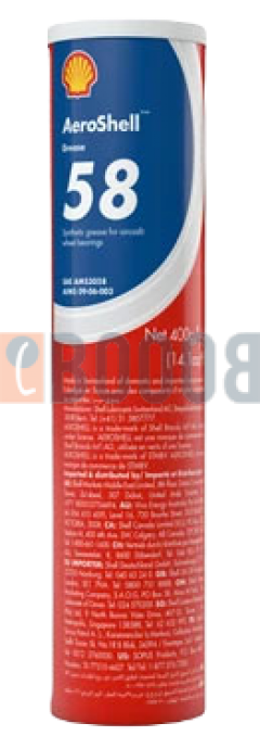 SHELL AEROSHELL GREASE 58 CARTUCCIA DA 400/GR