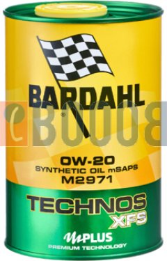 Olio Motore Bardahl Technos XFS M2971 0W20 ACEA C5 API SN MB229.71