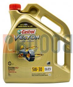 CASTROL VECTON FUEL SAVER 5W30 E6/E9 FLACONE DA 5/LT