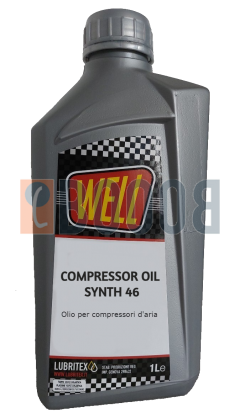 WELL COMPRESSOR OIL SYNTH 46 FLACONE DA 1/LT