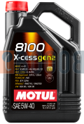 MOTUL 8100 X-CESS GEN2 5W40 FLACONE DA 5/LT