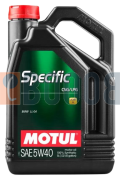 MOTUL LPG/CNG 5W40 FLACONE DA 4/LT