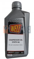 WELL COMPRESSOR OIL SYNTH 68 FLACONE DA 1/LT